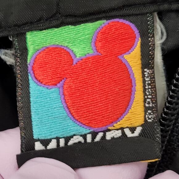 Vintage Disney Mickey Crop Windbreaker Jacket Womens M 23x19 - Picture 8 of 16